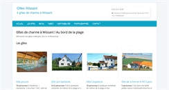 Desktop Screenshot of les-gites-wissant.com