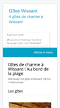 Mobile Screenshot of les-gites-wissant.com