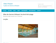 Tablet Screenshot of les-gites-wissant.com